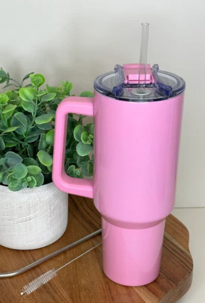 40 oz w/ Handle Sublimation Color Tumblers