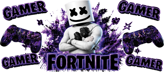 Gamers White Purple