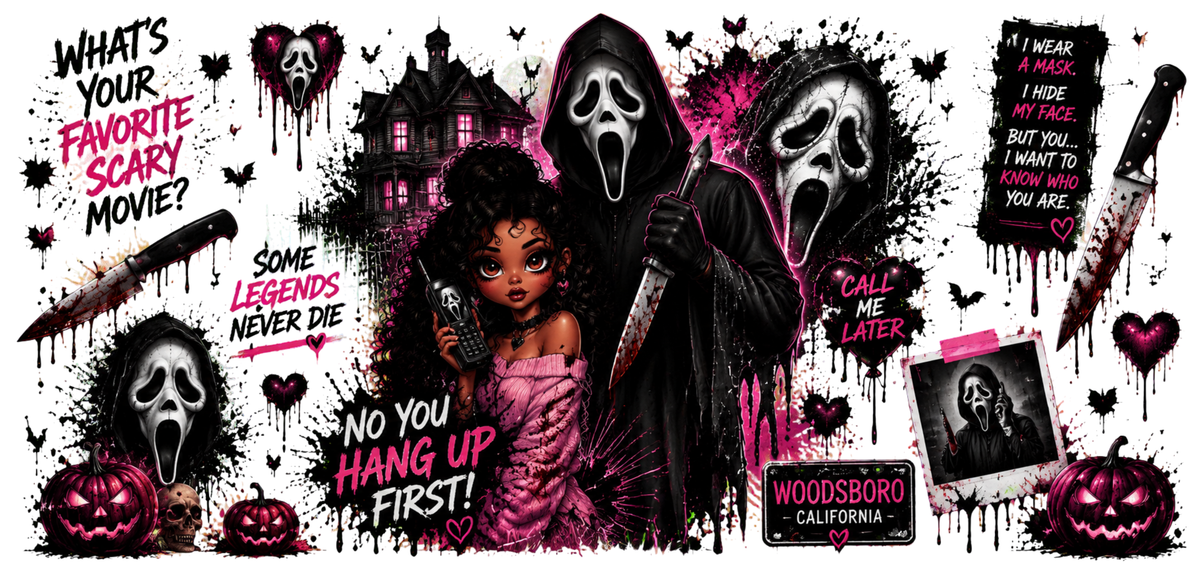 Ghost Face Pink
