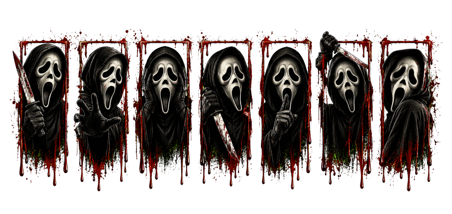 Ghost Face Portrait