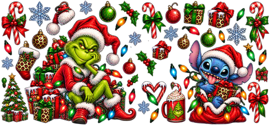 Green and Blue Horror Christmas