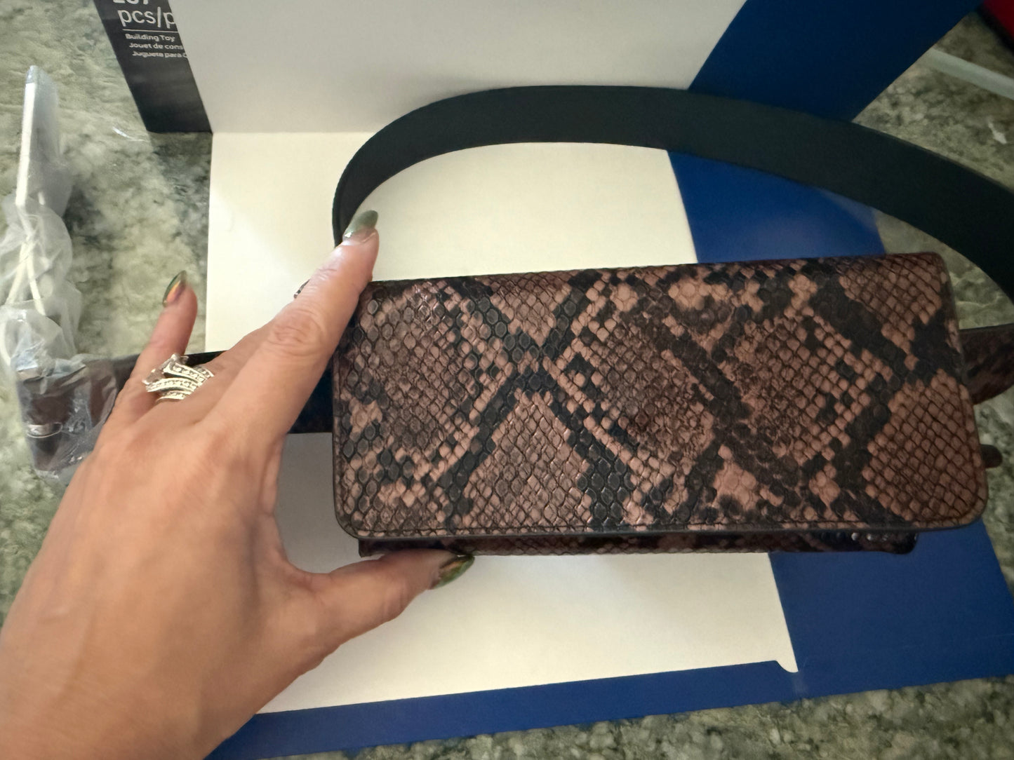 Raffle ticket snake skin