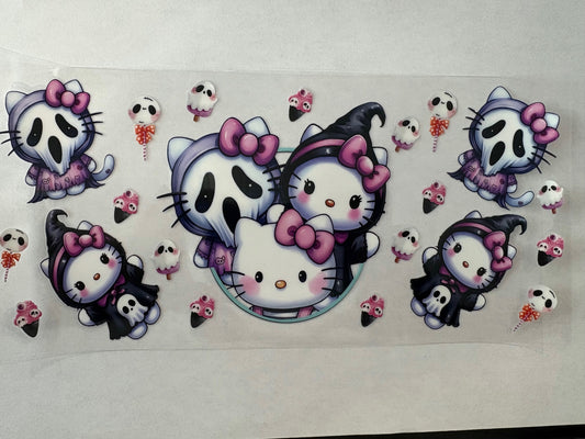 Hello kitty ghost face