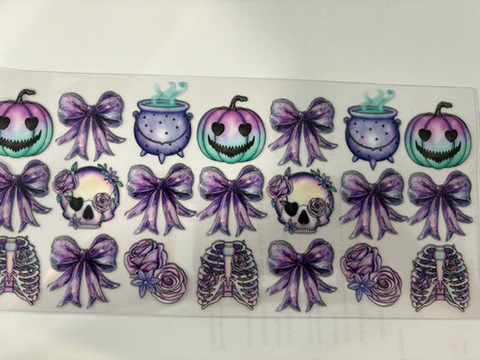 Pumpkin - Purple and Teal