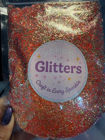 4 oz Glitter  - Sunset Pop  Bubble glitter