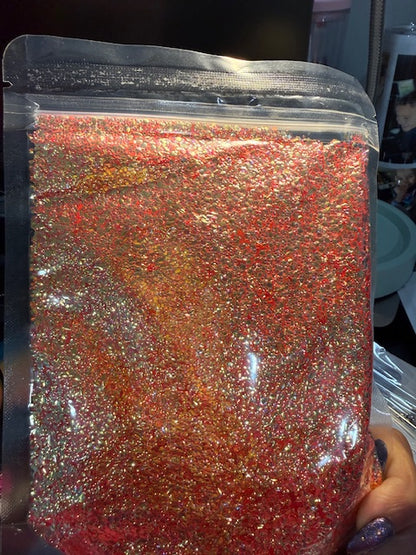 4 oz Glitter  - Sunset Pop  Bubble glitter