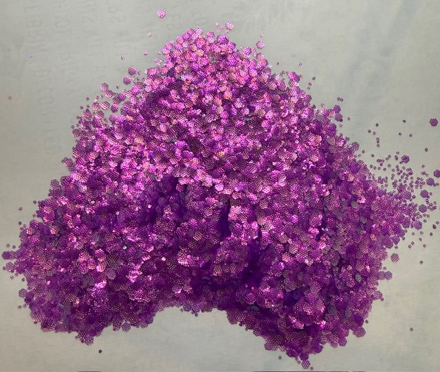 4 oz Glitter  -Grape Galaxy -Textured