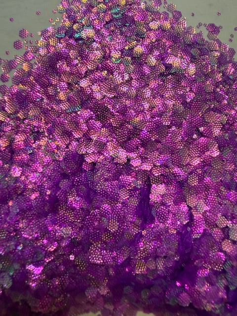 4 oz Glitter  -Grape Galaxy -Textured