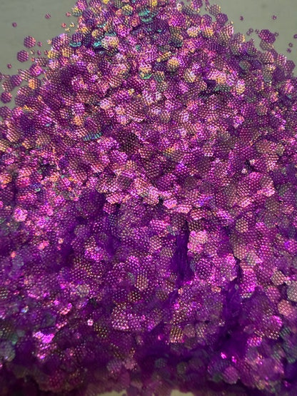 4 oz Glitter  -Grape Galaxy -Textured