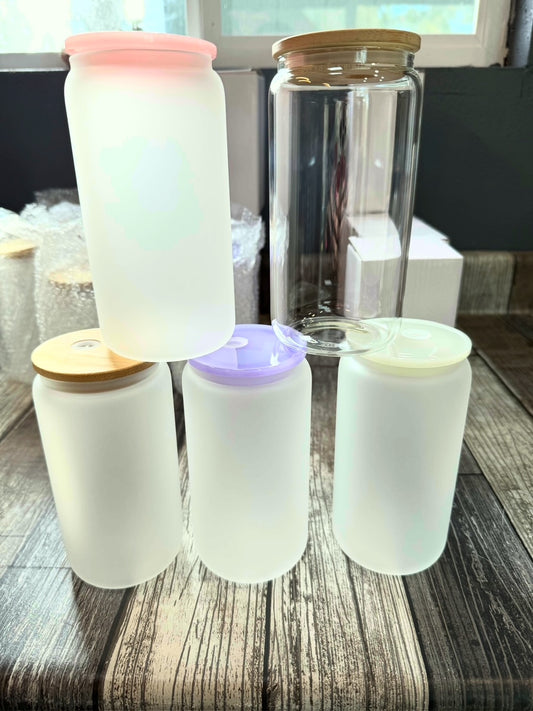 16 oz Glass cups - Sublimations
