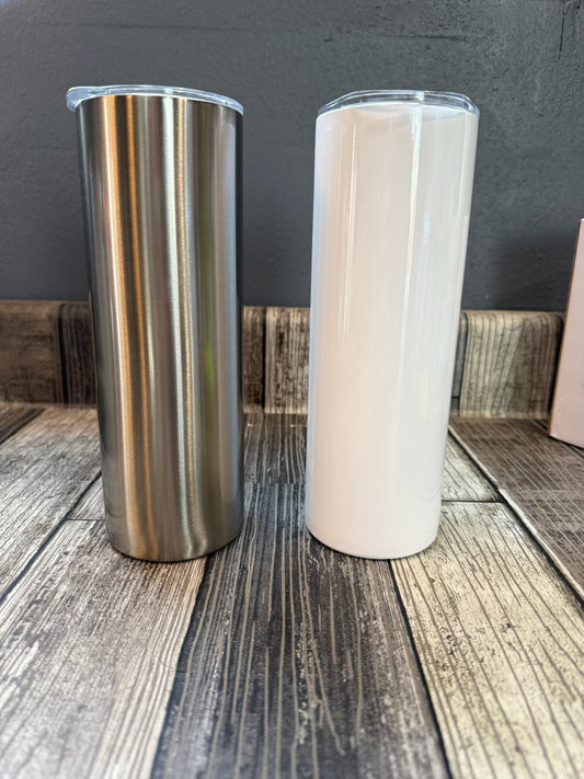 20oz Stainless white