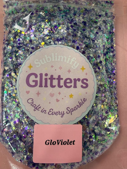 Glo Violet Glitter