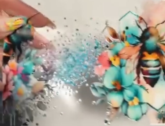 Teal Bees