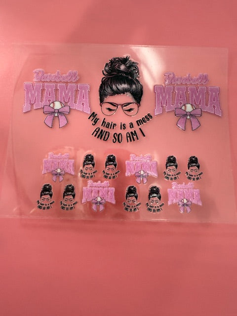 Baseball Mama Keychain