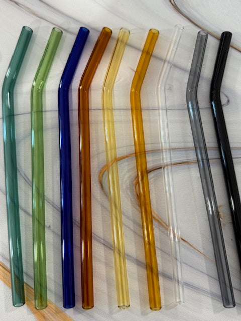 Glass Straws for 12 oz and 16 oz snow globe/GLass cups