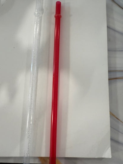 Glitter Reusable Straws Plastic