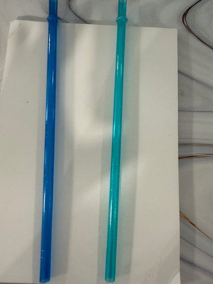 Glitter Reusable Straws Plastic