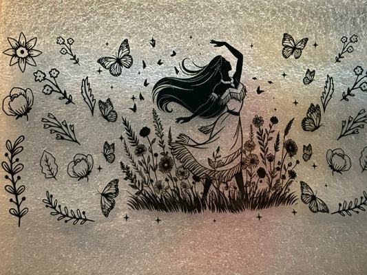 Outlined Pocahontas