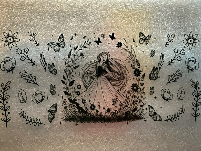 Outlined Rapunzel