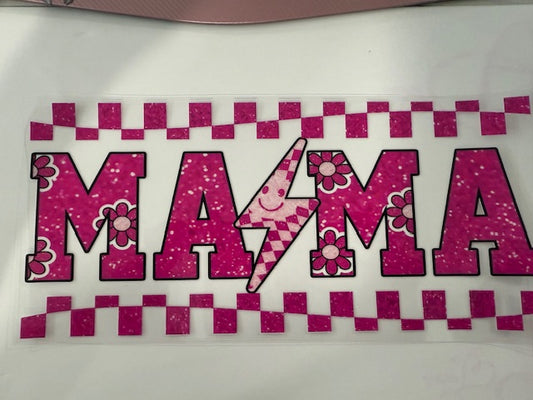 Mama Pink Checkers