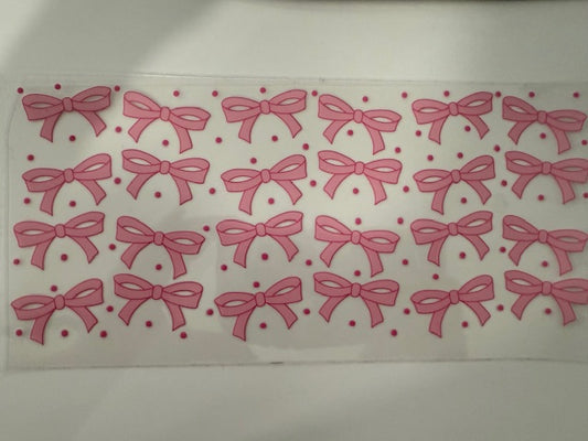 Pink small bows