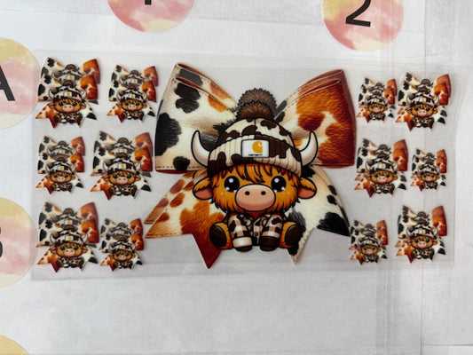 highland cow - Carhart cow print