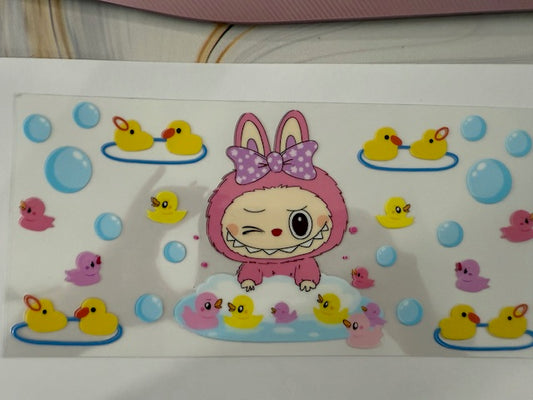 Labubu with Rubber duck