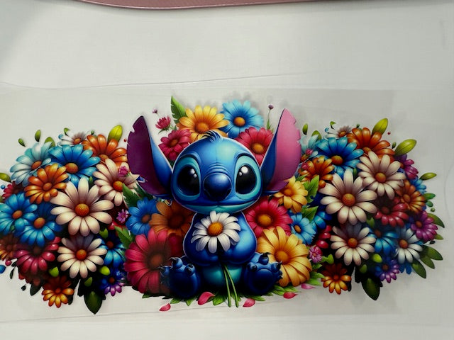 Lilo and Stitch white sun flowers