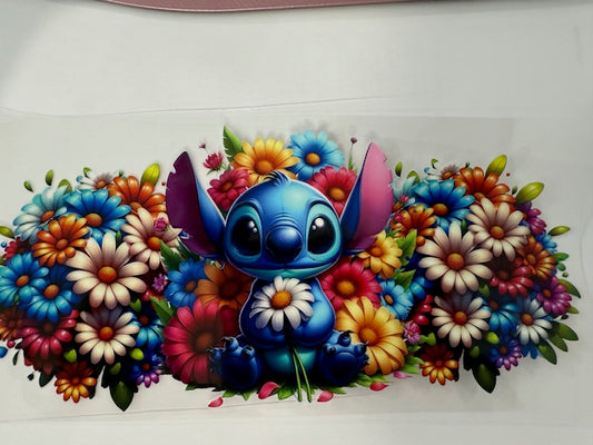 Lilo and Stitch white sun flowers