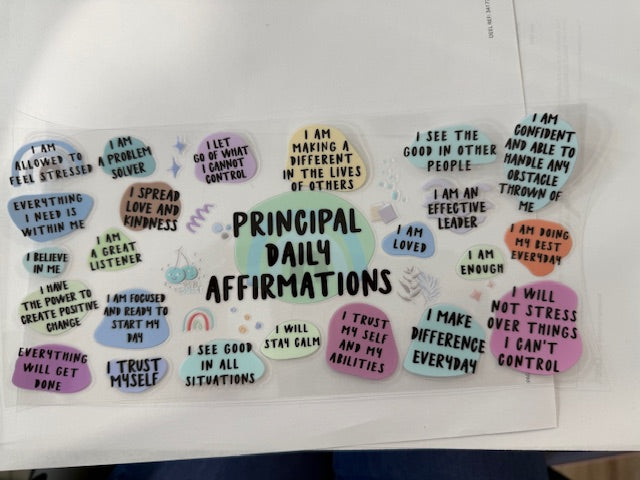 Principal Daily Affirmations