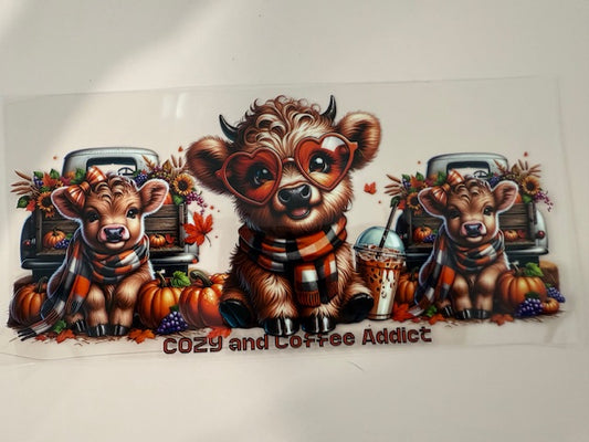 highland cow - Cozy and coffee
