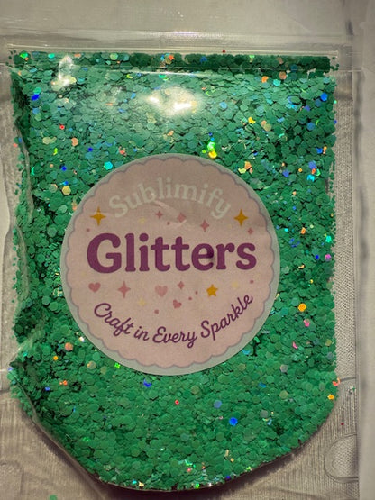 4 oz Glitter  - Jade Twinkle