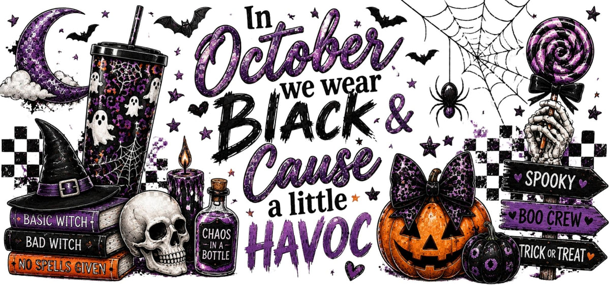 In October we wear Black