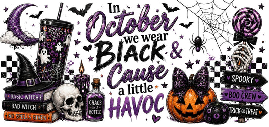 In October we wear Black