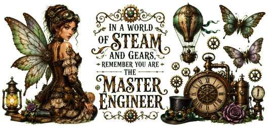 In a world of steam and gears you are the master engineer