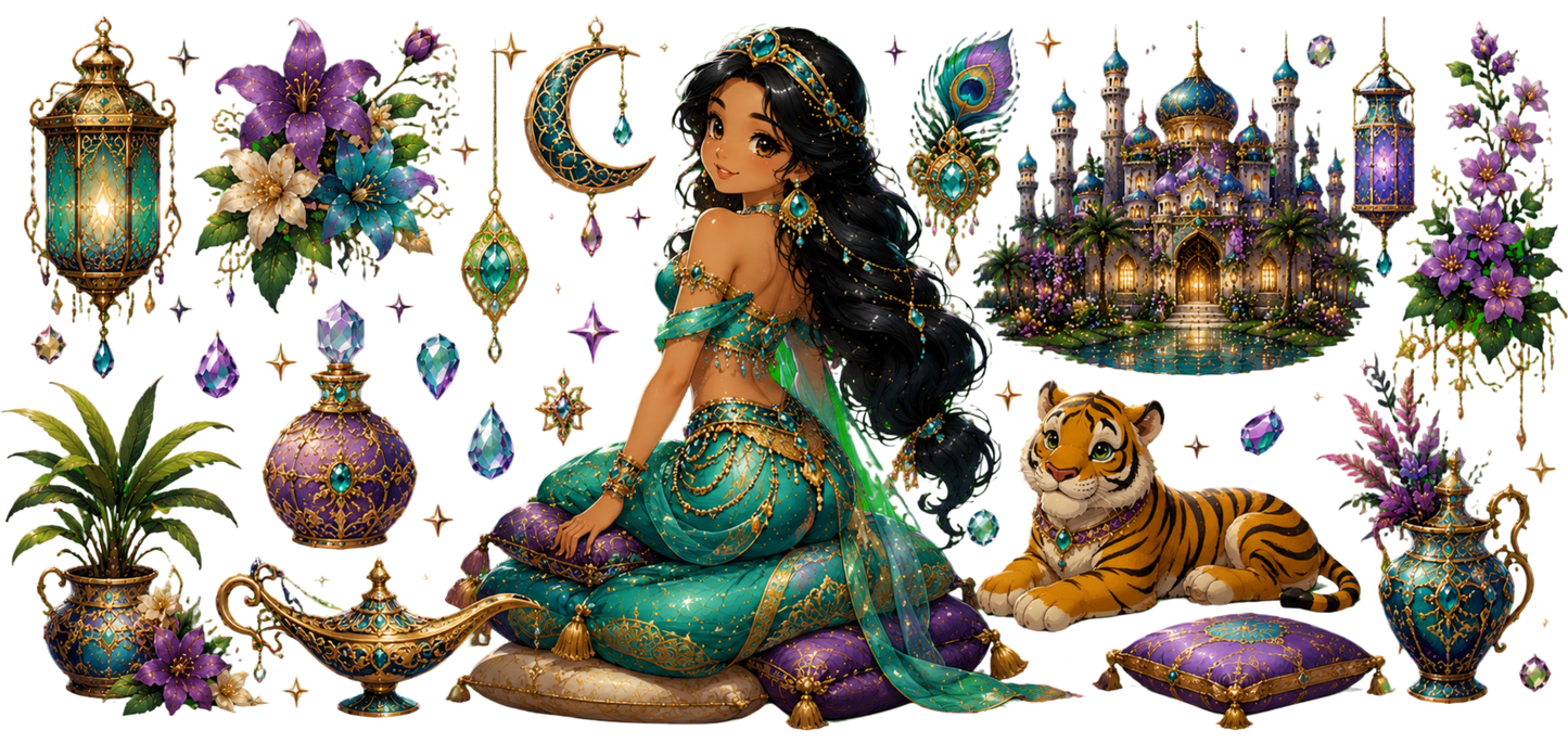 Long Hair Green Princess