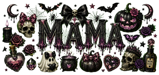 Mama Black Ribbon