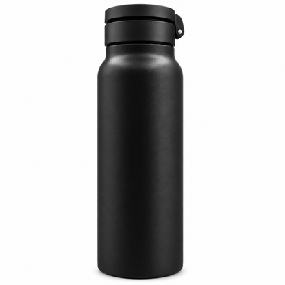 Water Bottle with Phone Holder Lid