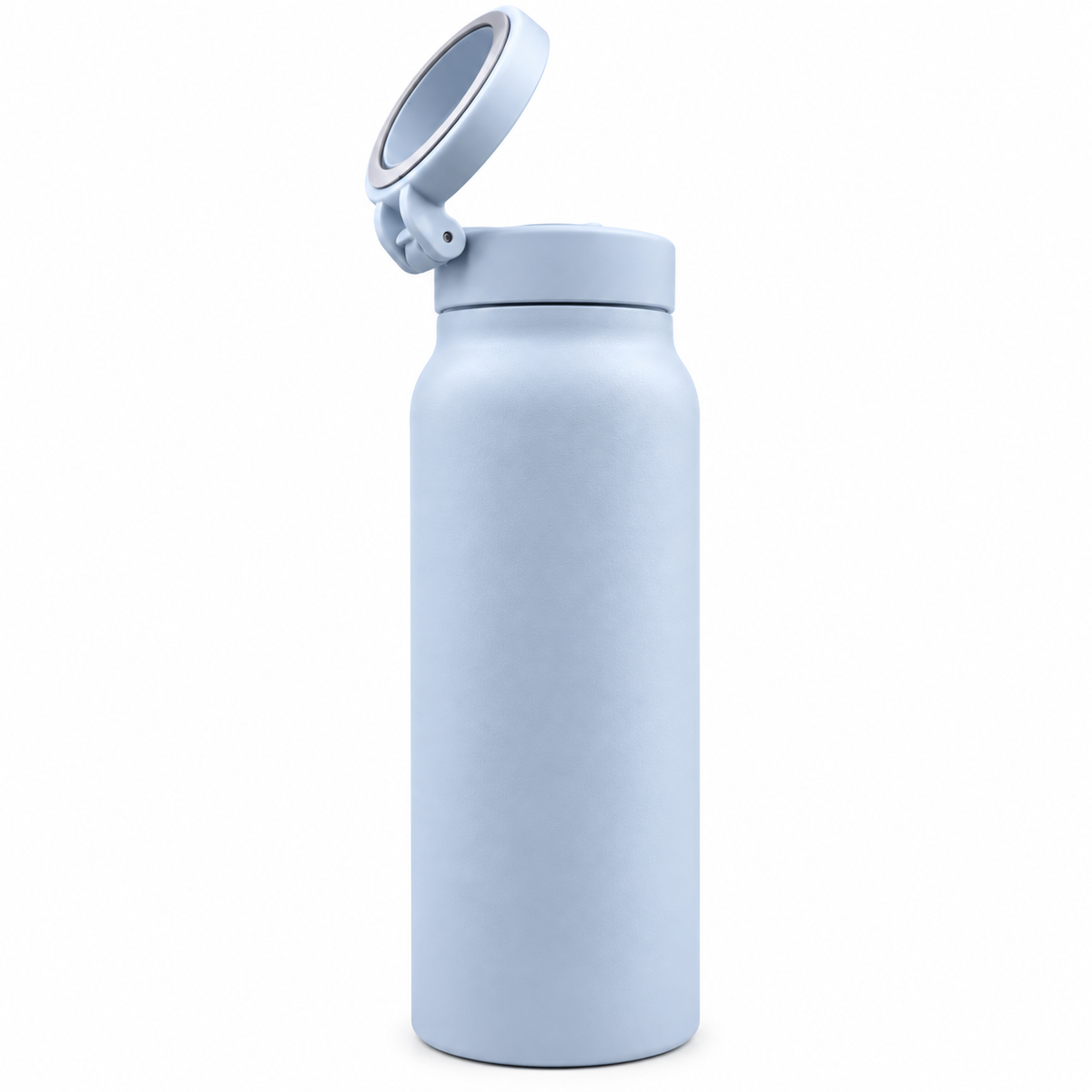 Water Bottle with Phone Holder Lid