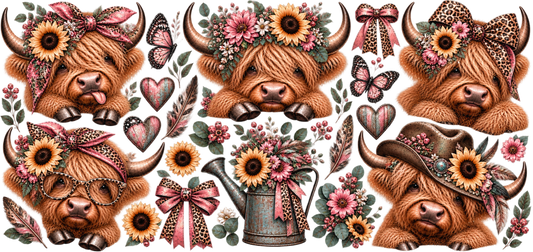 Pink Cow Christmas