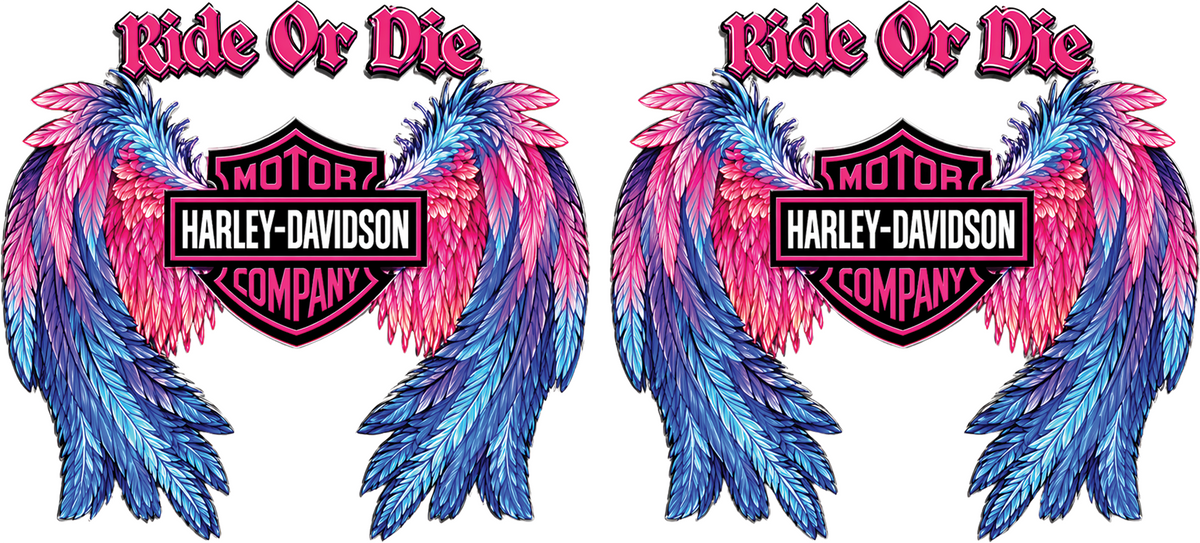 Pink Ride or Die wings
