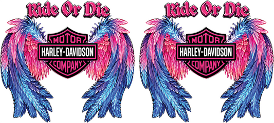 Pink Ride or Die wings