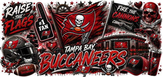 Red Flag Skull