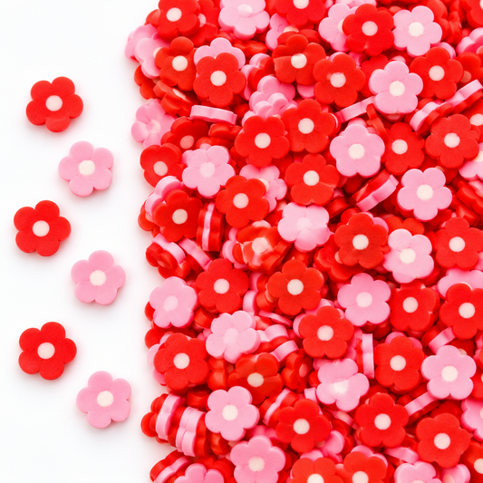 Red and Pink Flower