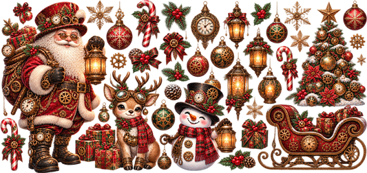 Santa and Snowman
