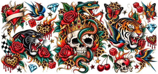 Skull Rose