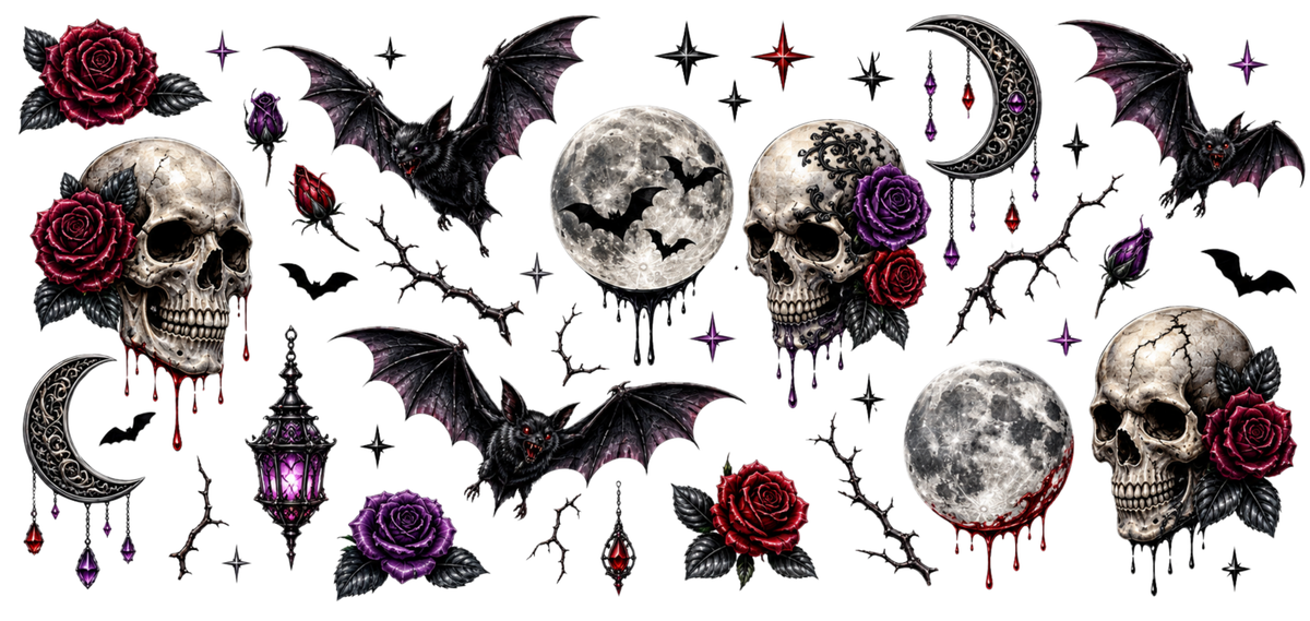 Skull and Rose