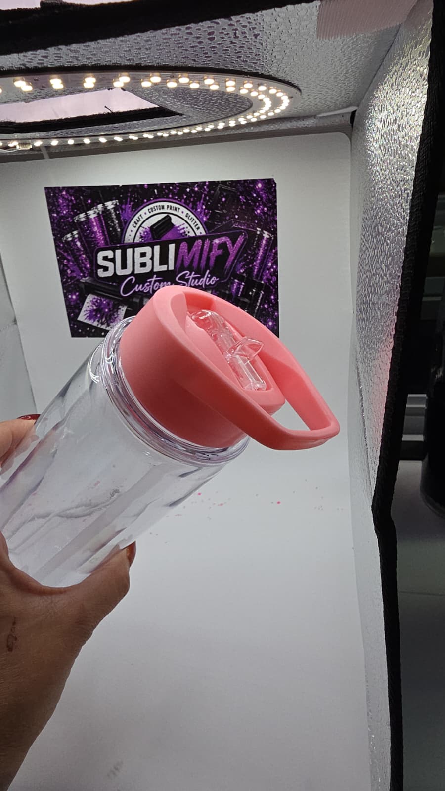 Sports Bottle Snow Globe