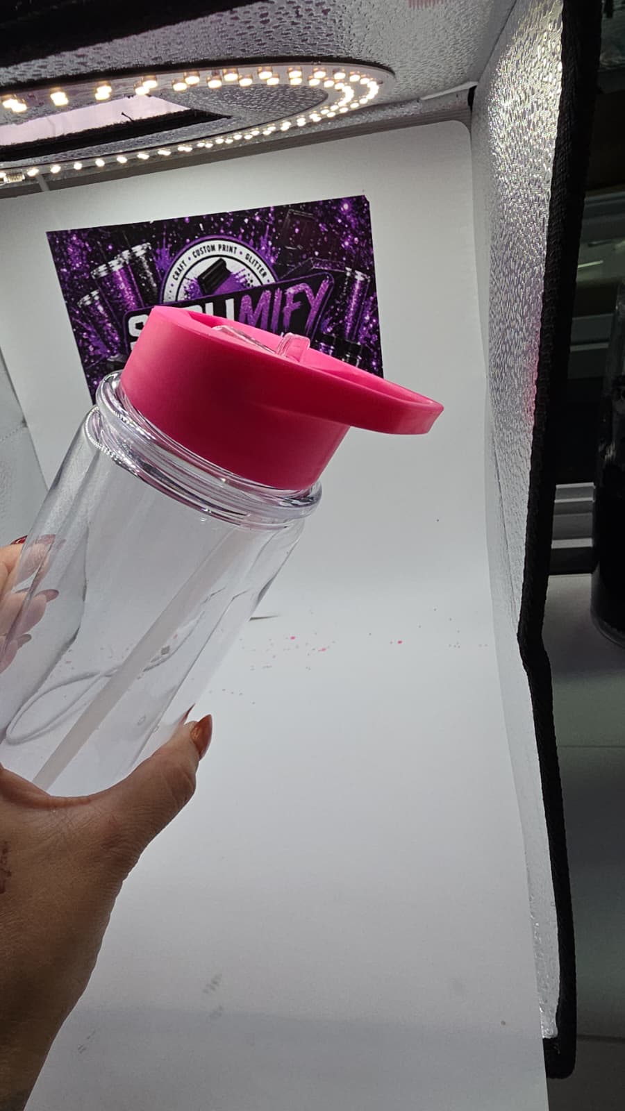 Sports Bottle Snow Globe