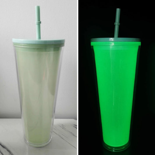 24 Oz Snow Globe Glow Tumblers